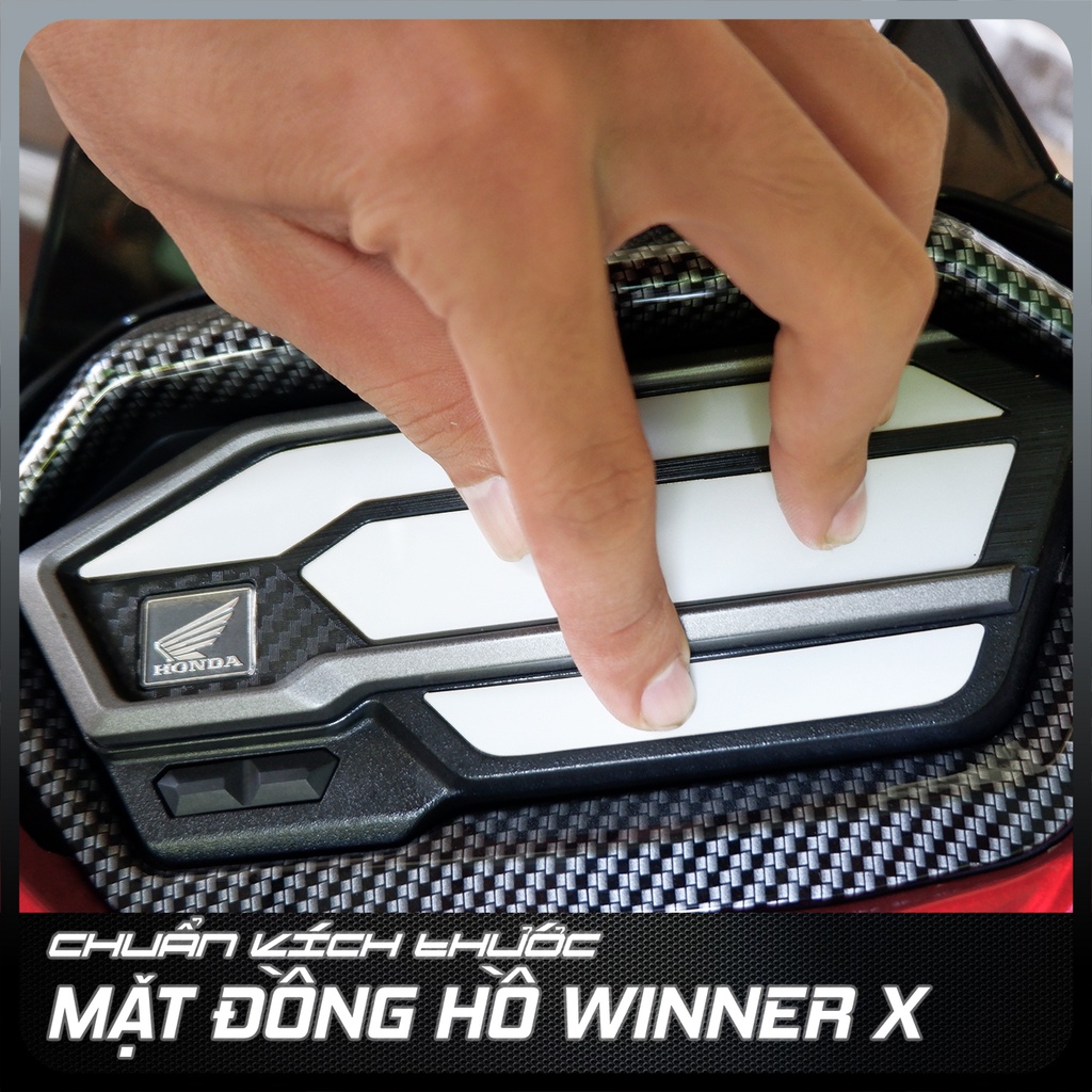 Winner X [ Honda RS-X ] Miếng dán PPF bảo vệ mặt đồng hồ xe Winner X chống trầy xước