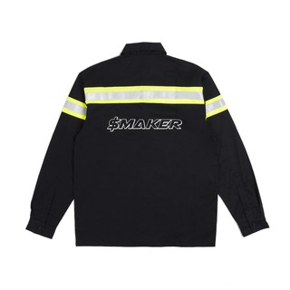 REFLECTIVE SHIRT IN BLACK/NEON - [SMAKER]