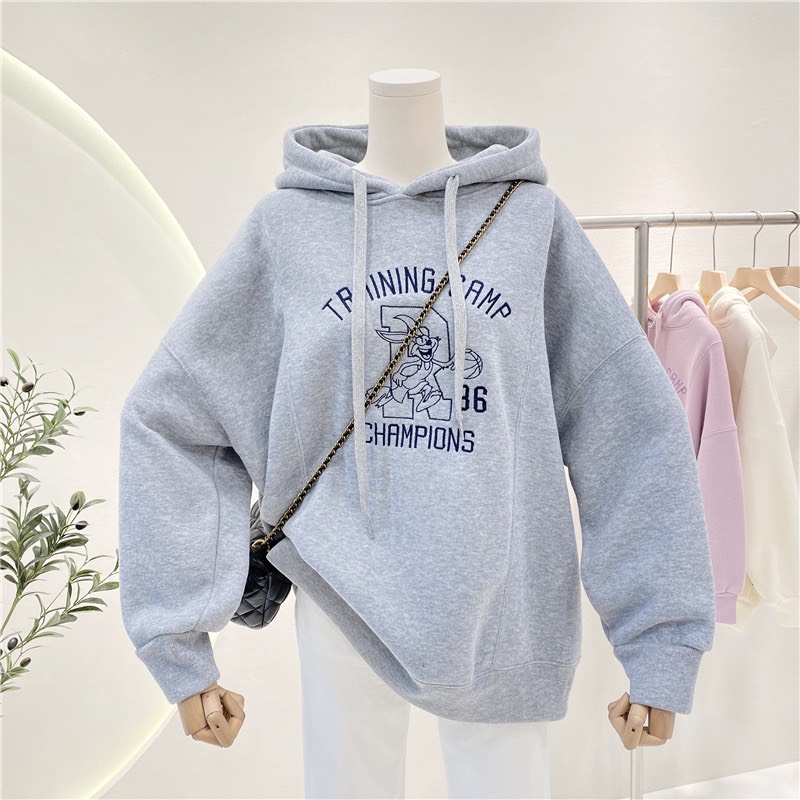 Áo HooDie  Nỉ , Logo Thêu ,Nhung Dày ,Có Mủ Trùm Đầu , Áo Thu Đông | BigBuy360 - bigbuy360.vn