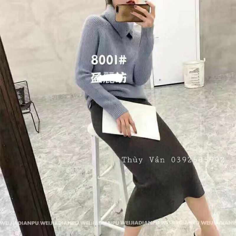 FS50K (Sẵn) Chân váy len mịn dáng qua gối 2019 chuẩn loại 1 | BigBuy360 - bigbuy360.vn