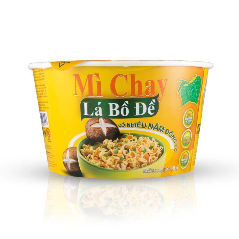 Mì chay lá bồ đề tô - Nhiều rau củ (6 tô/thùng) - Vegetable Instant Noodle Bowl (Pack of 6) | BigBuy360 - bigbuy360.vn