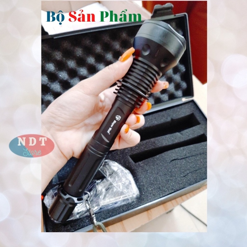 Đèn Pin Cầm Tay Siêu Sáng CREE Ultrafire Có Hộp Hợp Kim Chống Nước Ánh Sáng Mạnh Pin Khỏe Kèm Sạc Siêu Tiện Dụng