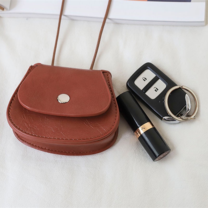 Túi đeo chéo mini IELGY màu đỏ dễ thương cho nữ