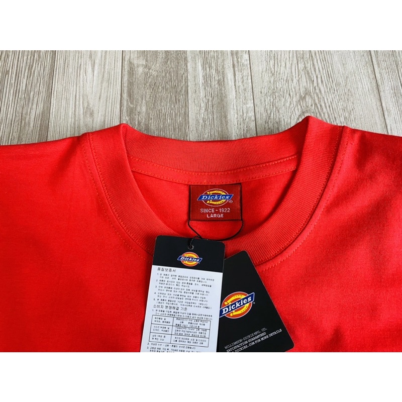 Áo thun Dickies đỏ chính hãng
