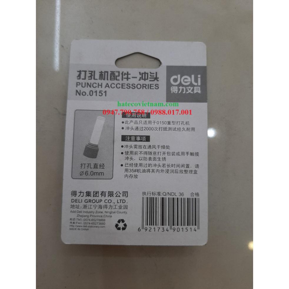 Lưỡi đục lỗ Deli 0150 (150 tờ) - Lưỡi dao dùng cho máy đục lỗ Deli 0150