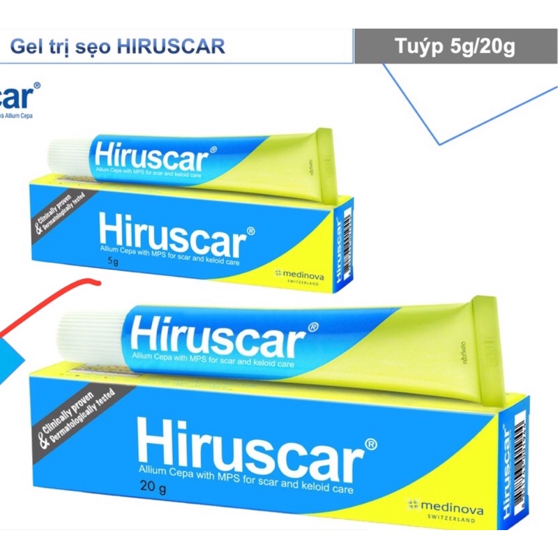 Gel liền sẹo Hiruscar 5g