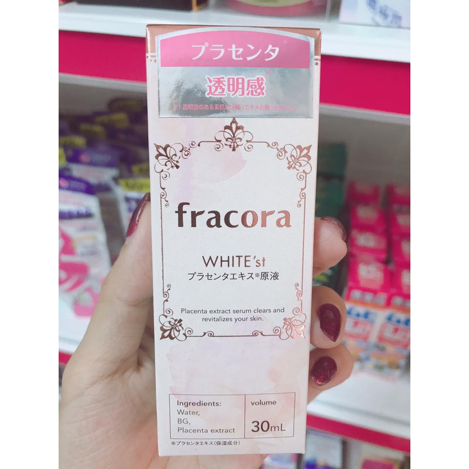 Serum Fracora HỒNG Placenta extract 30ml tinh chất nhau thai cừu