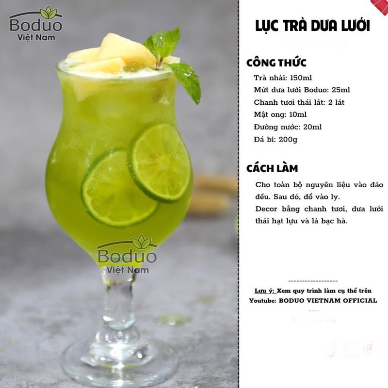 Mứt dưa lưới Boduo hộp 1kg3