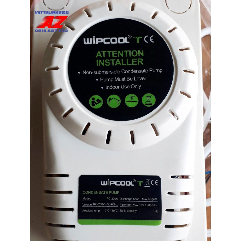 [Mã ELHA22 giảm 5% đơn 300K] Bơm xử lý nước thải WIPCOOL PC-320A 6M