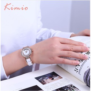 Đồng hồ Kimio dây gốm K34