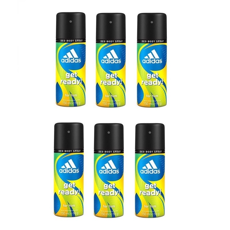 Xịt Khử Mùi Toàn Thân Nam Adidas Get Ready 150ml