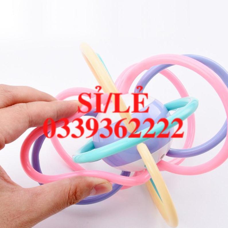 Shijia Ni Manhattan Ball Baby Teether Holding Ball Molar Stick 3-6-12 Months Baby Toy MM  HAIANHSHOP