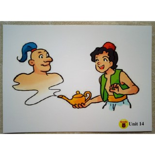 Combo flashcard lớp 3,4,5 in một mặt