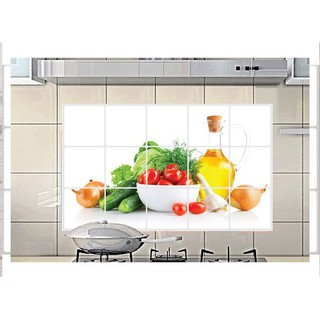 Giấy dán tường cách nhiệt, chống dầu mỡ cho bếp.