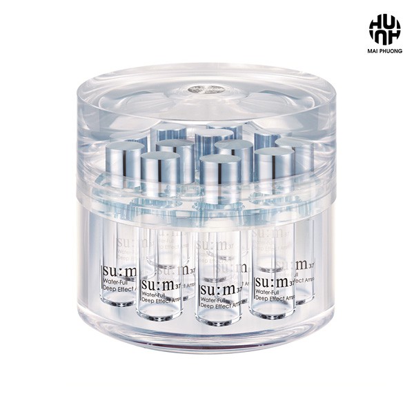 Gói huyết thanh căng bóng se khít chân lông Deep Effect Ampoule Sum 37 water full