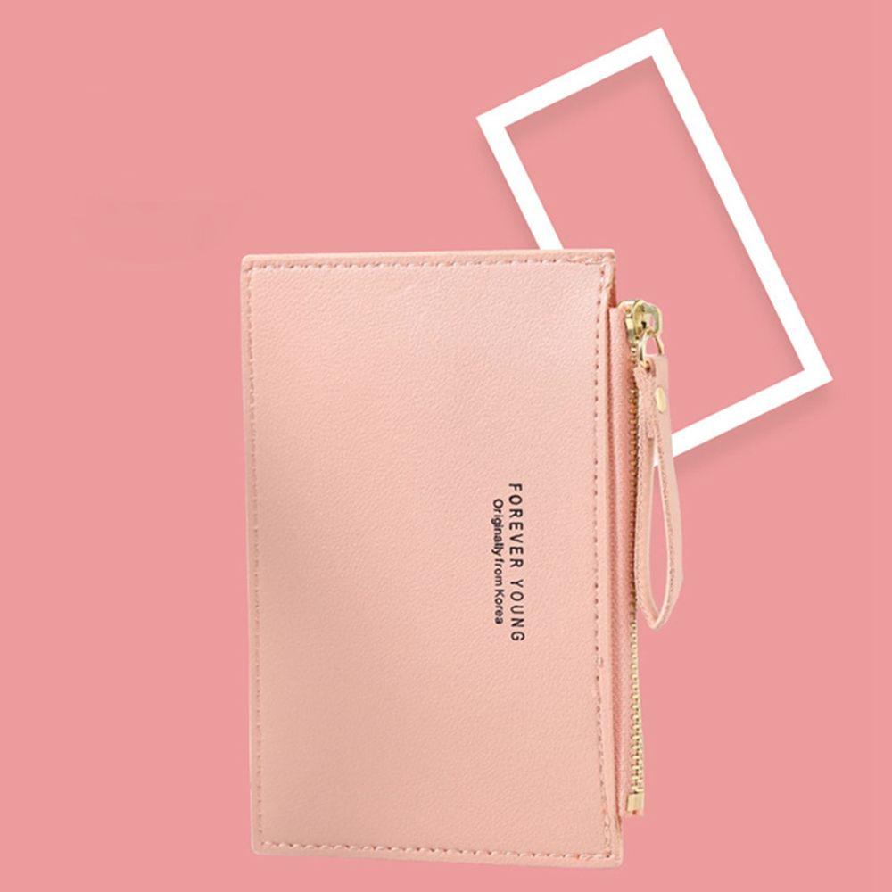 Ví Đựng Tiền Xu Nhiều Ngăn Có Khóa Kéo Phong Cách Vintage Cho Nữ