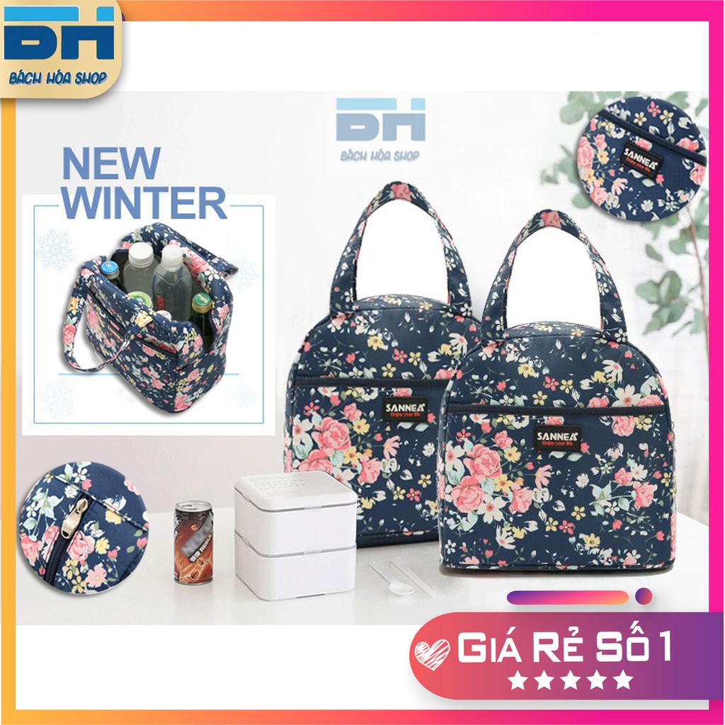 SANNEA - CAO CẤP - Túi đựng cơm giữ nhiệt, túi đựng bình sữa, dã ngoại - Vải Oxford D600 chống nước TH75