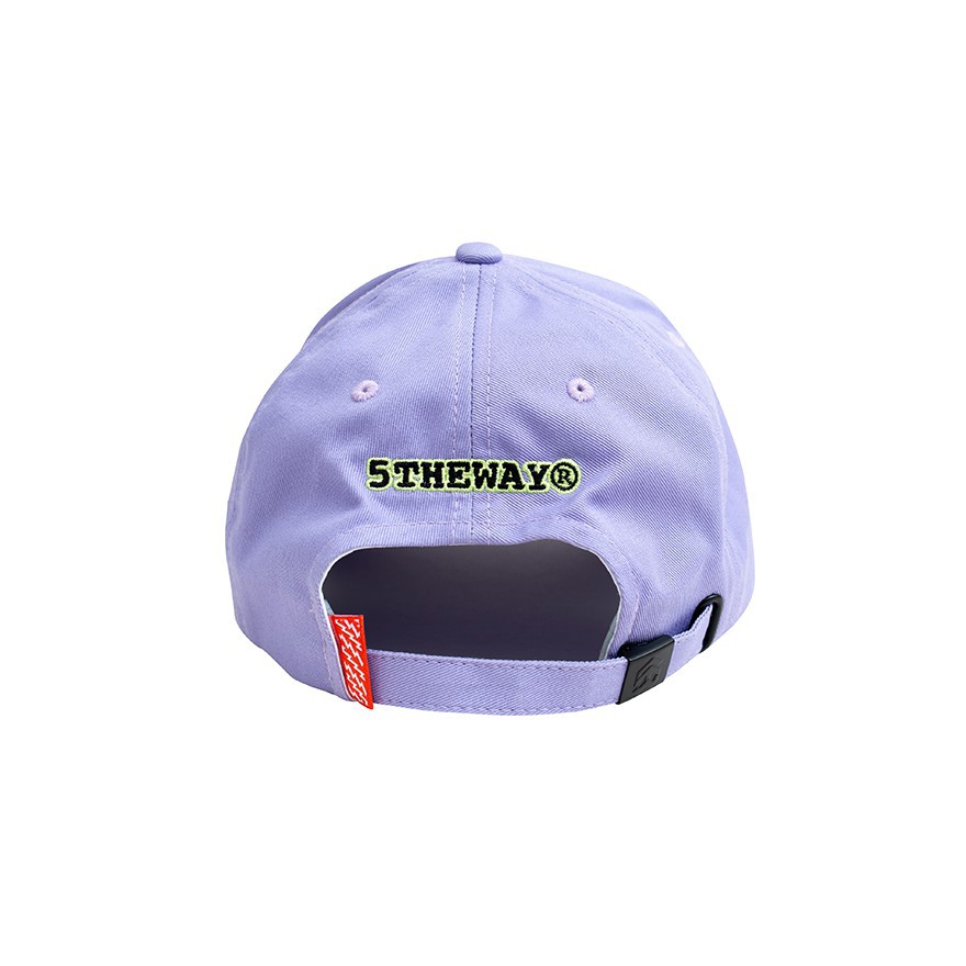 5THEWAY® /stroke/ BIG LOGO BASEBALL CAP™ in PASTEL LILAC aka Nón Lưỡi Trai Tím.