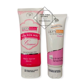 Sữa rửa mặt lily white dưỡng trắng da ngừa mụn mờ đóm nâu