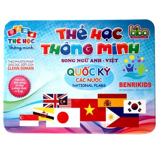 Thẻ Học Thông Minh Song Ngữ, Quốc Kỳ Giáo Dục Sớm Cho Bé