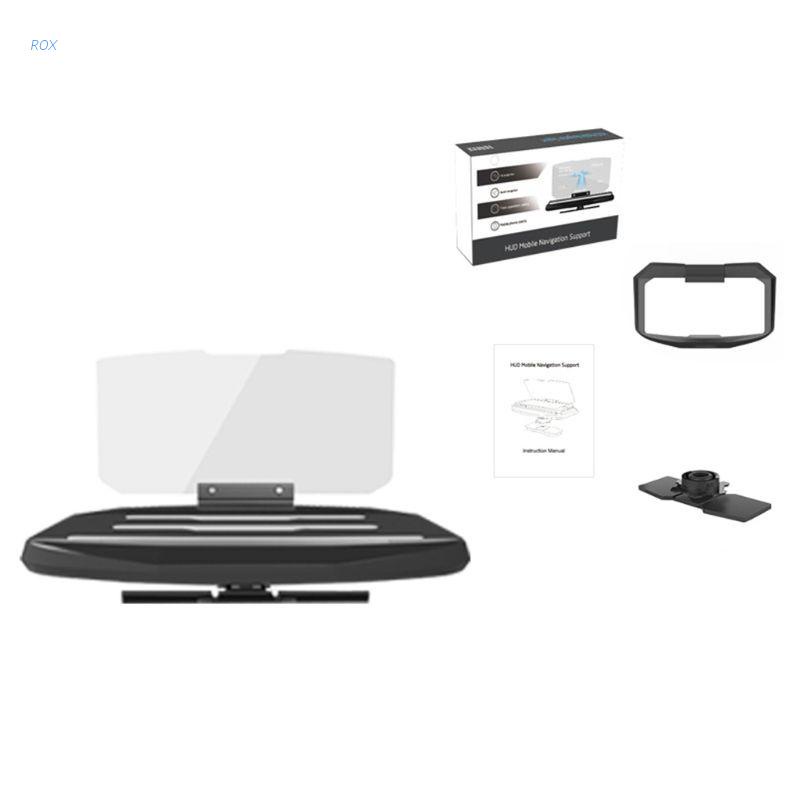 Giá đỡ điện thoại kiêm sạc không dây màn hình hiển thị HUD GPS cho xe hơi