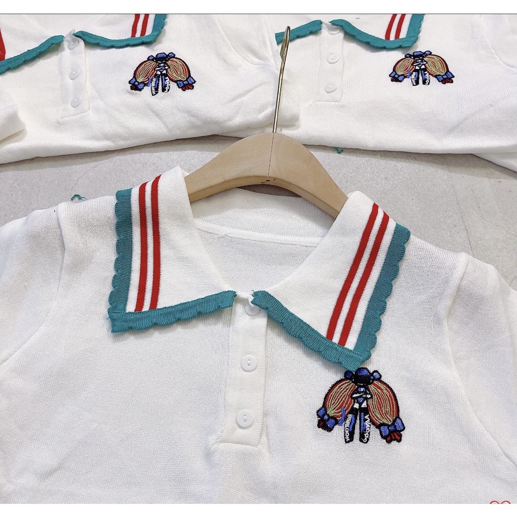 Áo Polo Có Cổ Thu Đông 2022 Phối Viền Cực Xinh Chất Len Tăm Cao Cấp Hàng Loại 1 | BigBuy360 - bigbuy360.vn