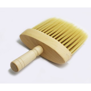 Chổi quét tóc, quét cổ Barber cán gỗ