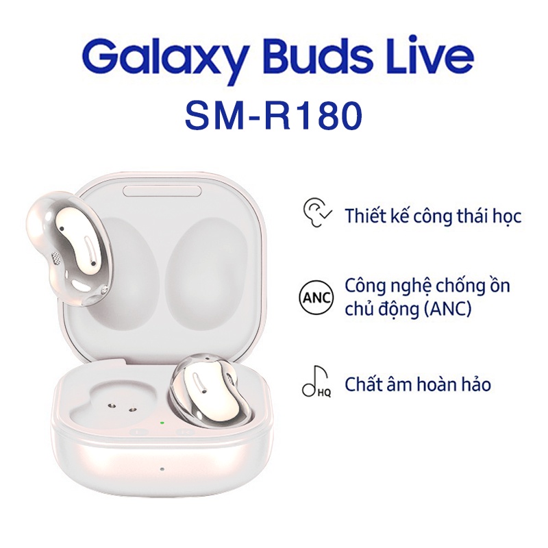 Tai Nghe Bluetooth Không Dây SM-R180 TWS 5.0 Nghe Nhạc Em Nhẹ Tai Nghe Không Dây Pin 5h tích hợp micro game chuyên dụng