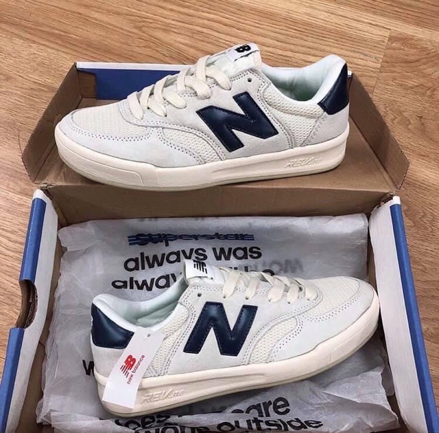 &gt;ẢNH THẬT-HÀNG THẬT&lt; Giày sneaker N CRT 300 da lộn đen, hồng ,trắng ,phản quang
