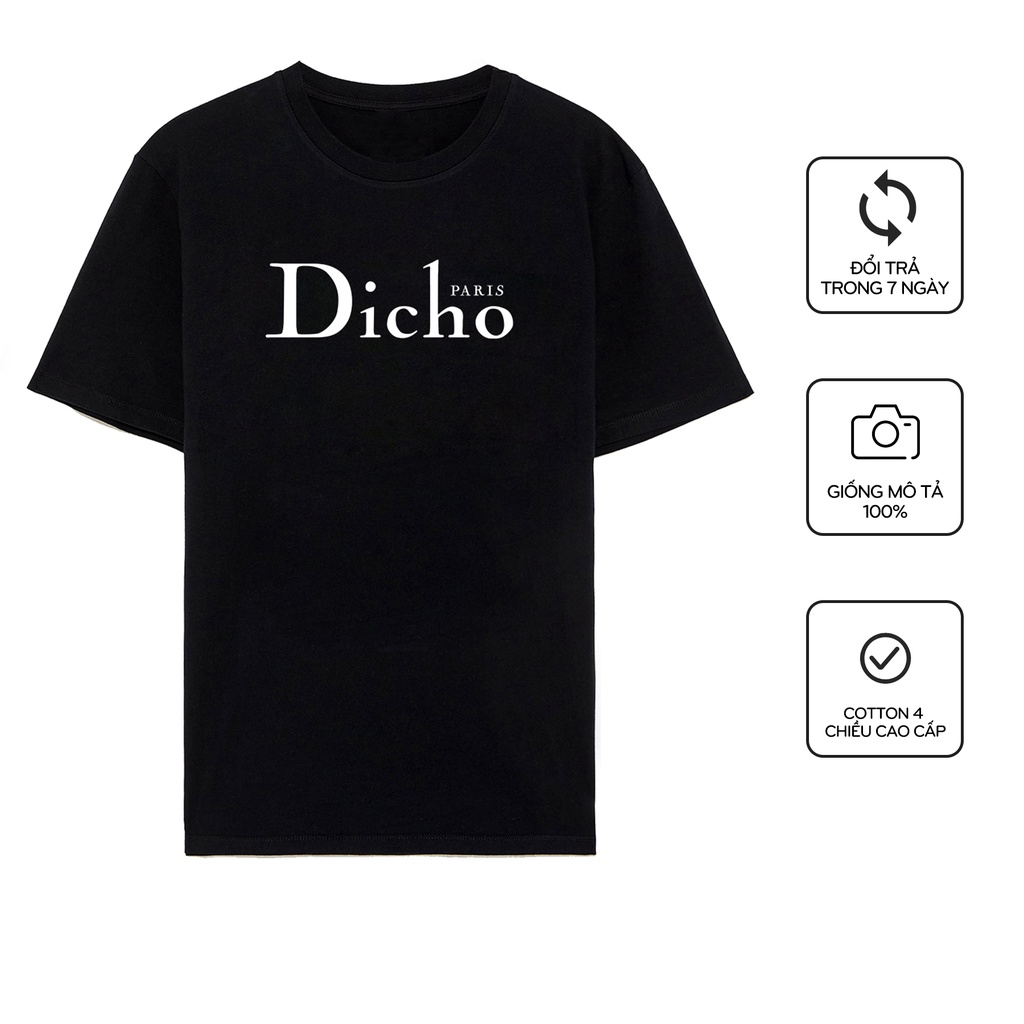 Áo thun DiCho tấu hài thương hiệu, unisex nam nữ mặc phong cách trẻ trung, năng động
