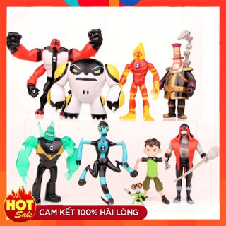 Đồ Chơi Mô Hình - Bộ 09 Mô Hình Biến Hình Ben 10