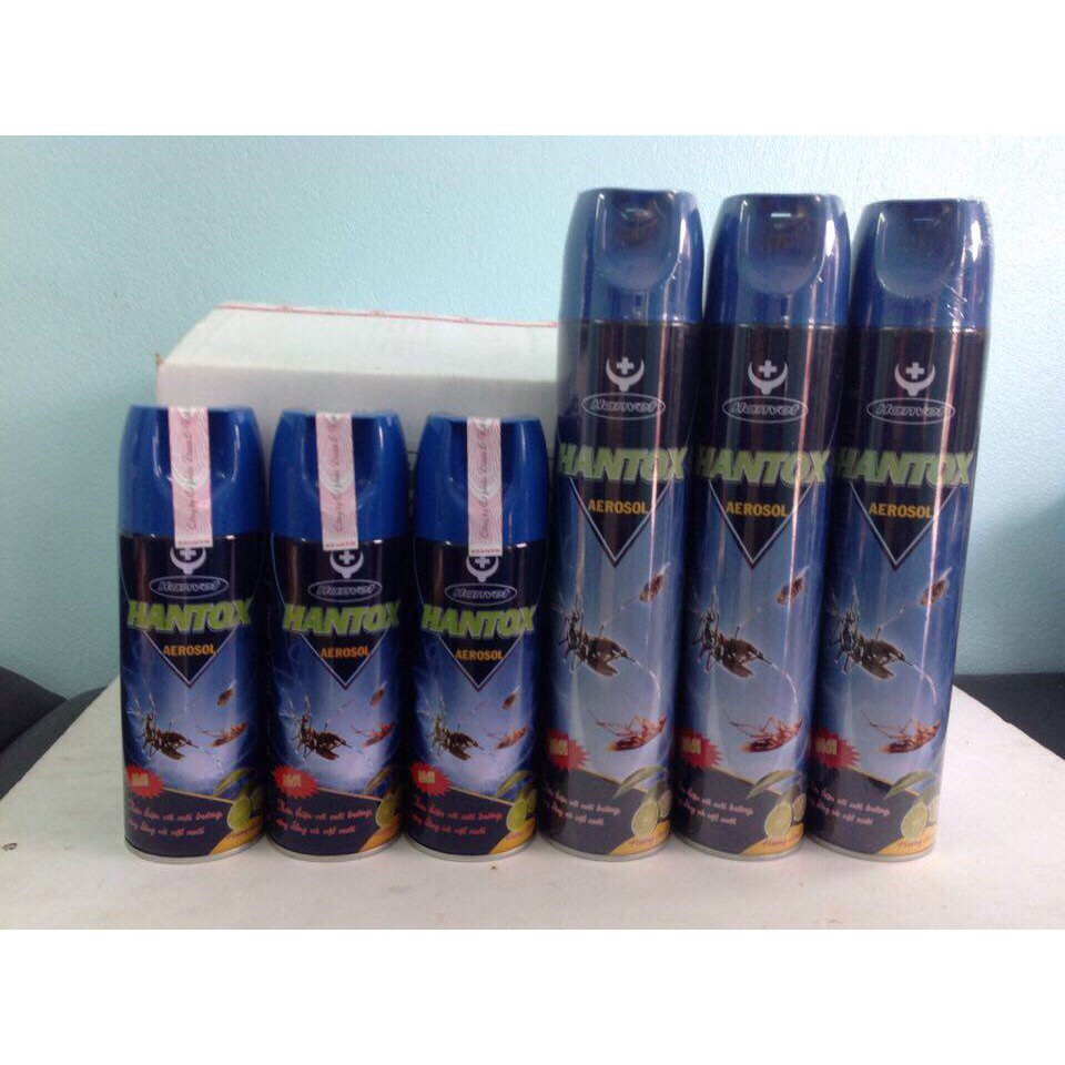 BÌNH XỊT CÔN TRÙNG HANTOX AEROSOL 600ML