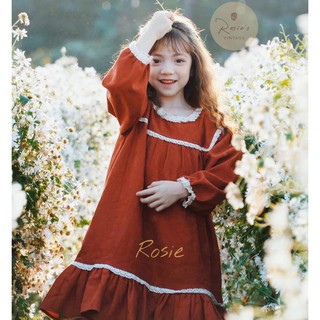 (Váy thiết kế) VÁY BÉ GÁI THIẾT KẾ  PHONG CÁCH VINTAGE  CHO BÉ TỪ 1 - 8 TUỔI
