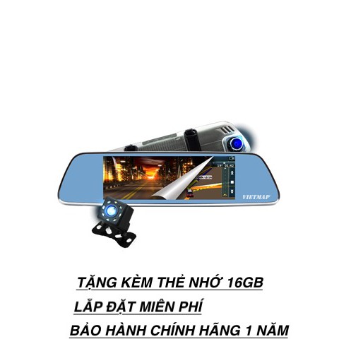 Camera hành trình Vietmap iDVR P1 - Camera gương giám sát trực tuyến