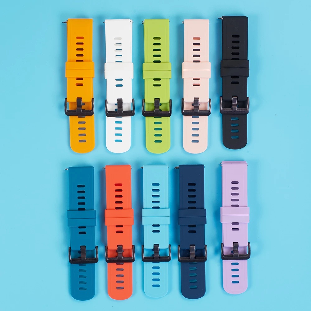 Dây Đeo Silicone Cho Đồng Hồ Thông Minh Xiaomi MI Watch S1 Active 22mm Và 2 Dây Đeo