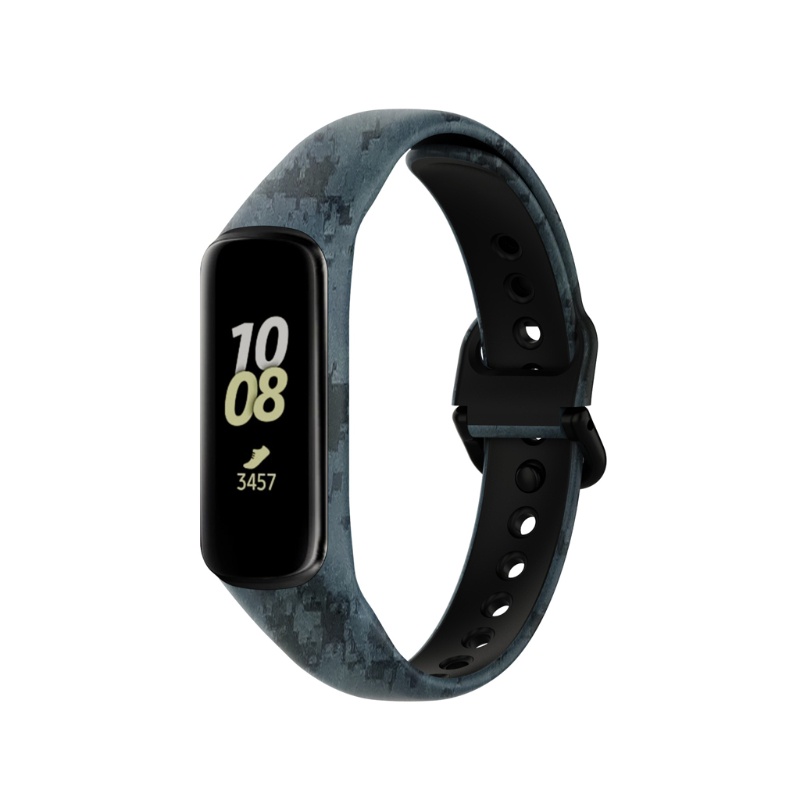 Dây đeo silicon mềm in họa tiết cho đồng hồ thông minh Samsung -Galaxy Fit 2 SM-R220 Samsung -Galaxy Fit2 R220