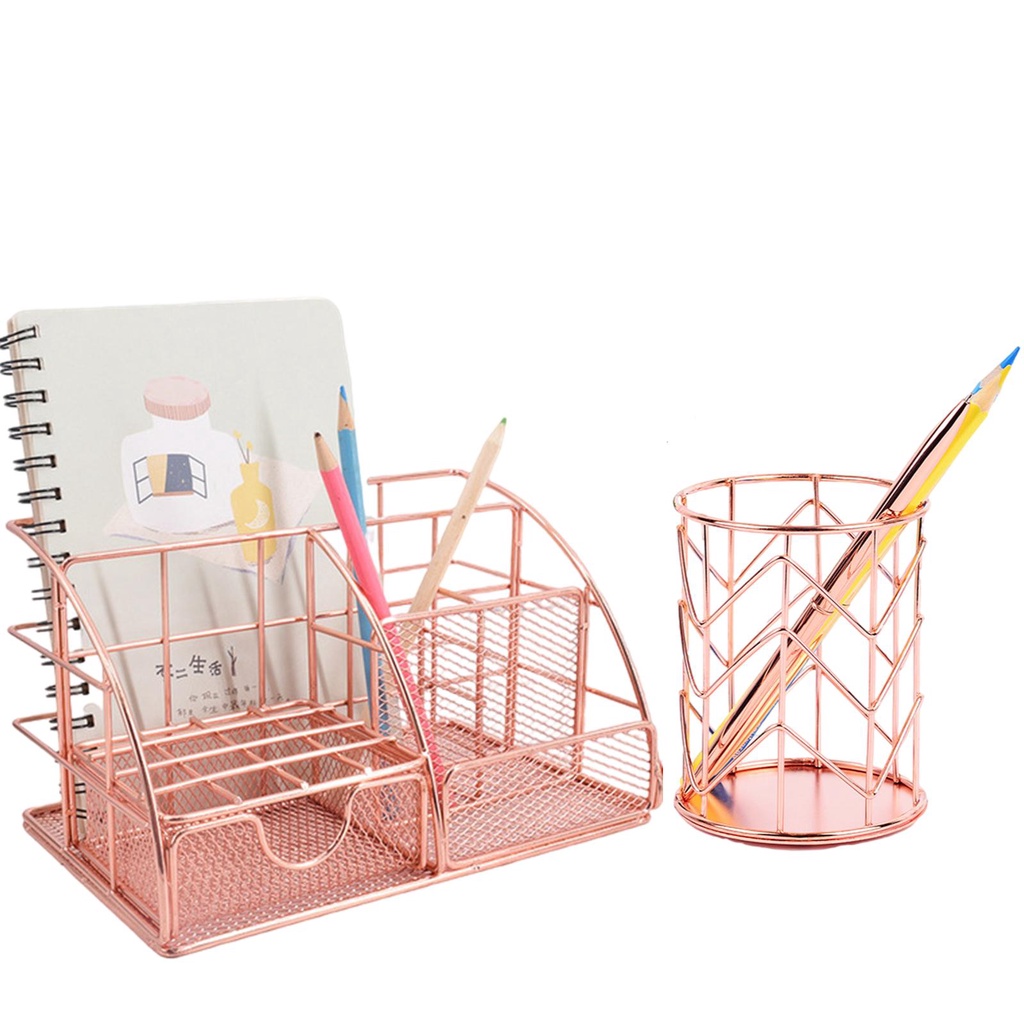 KUNHEV Khay Lưới Đựng Tài Liệu Để Bàn Đa Năng Tiện Dụng Cho Gia Đình