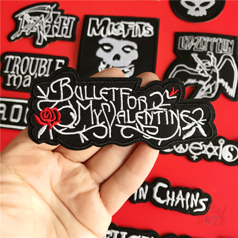 Miếng dán ủi thêu quần áo họa tiết cá tính độc đáo Punk Pop - Series 03