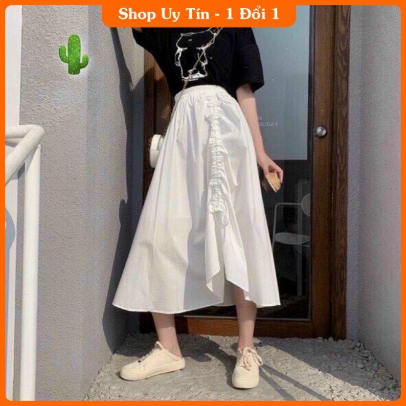 [GIÁ TỐT] Chân váy rút dây bên -IB