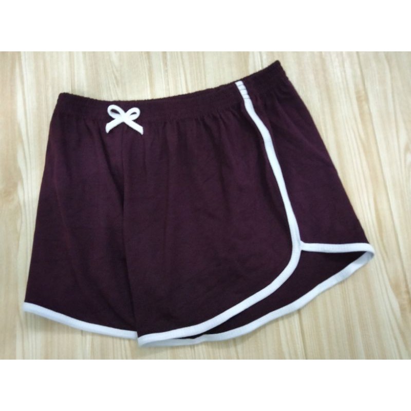 Quần short đùi nữ chất cotton hoa văn có viền thích hợp mặc ở nhà đi biển tập thể dục. | BigBuy360 - bigbuy360.vn