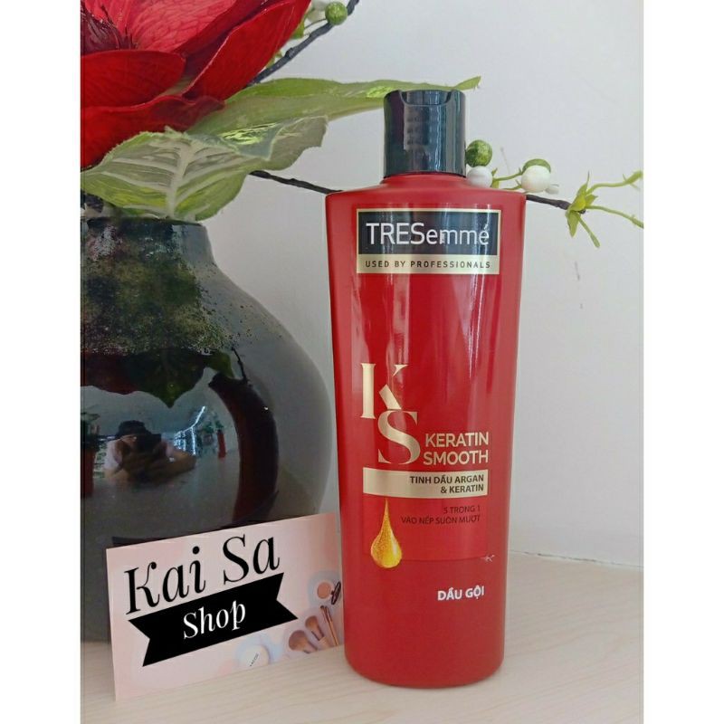 DẦU GỘI TRESEMME - Keratin Smooth Shampoo ( ĐỎ )