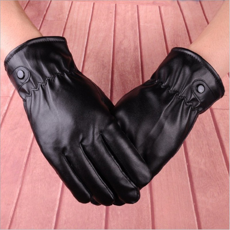 Găng tay da cảm ứng cho nữ mẫu trơn , găng tay mùa đông