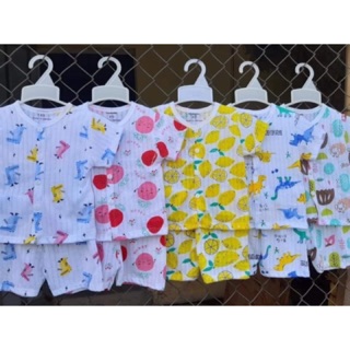 Combo 5 Bộ cotton giấy xuất hàn cho bé trai/ bé gái