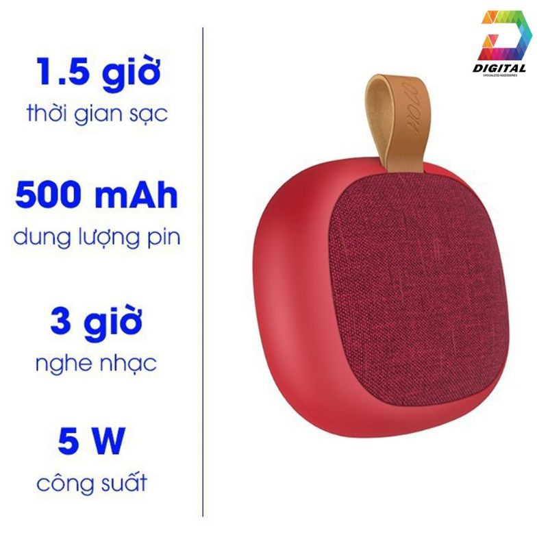 Loa Bluetooth Mini Hoco BS31 V4.2 Âm Thanh Sáng - Bảo Hành Chính Hãng 12 Tháng