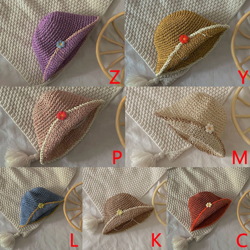 Mũ Lưỡi Trai Đính Hoa Phong Cách Hàn Quốc Cho Bé