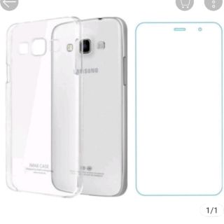 Ốp lưng trong suốt imak phủ nano cho samsung j3 2016 tặng kính