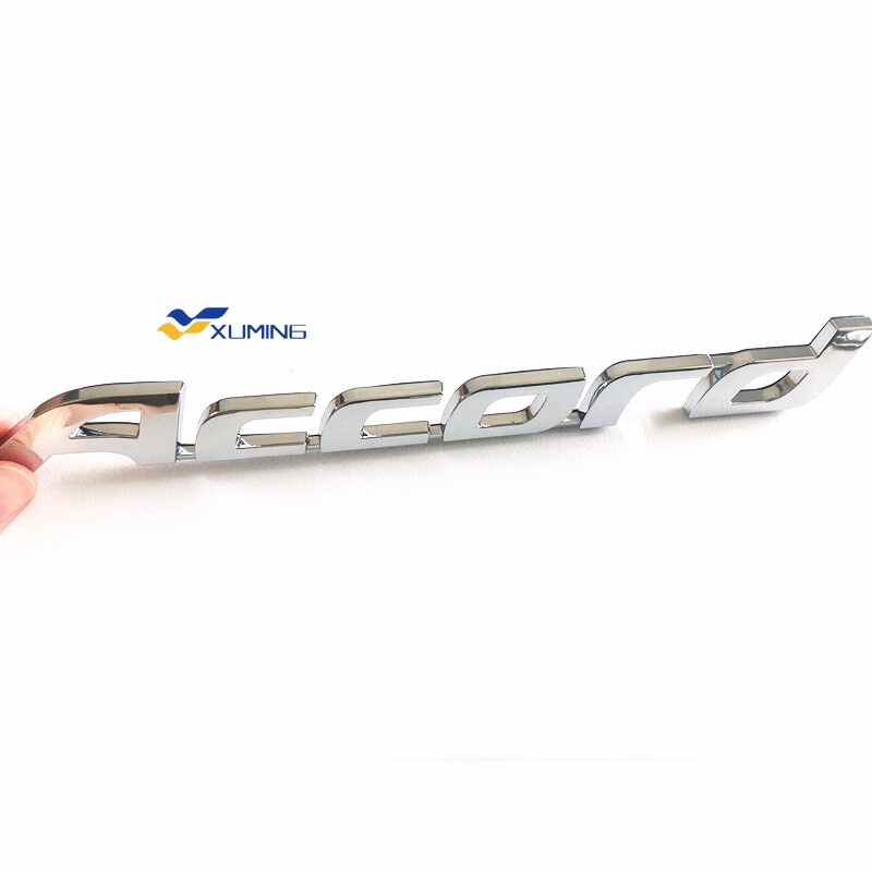 1 Miếng Dán Logo Chữ Bằng ABS Trang Trí Cốp Xe Hơi Honda I-VTEC JAZZ CITY CIVIC ACCORD