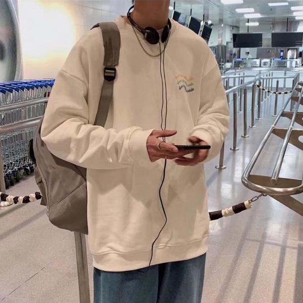 Áo thun tay dài in hình thời trang Hàn Quốc