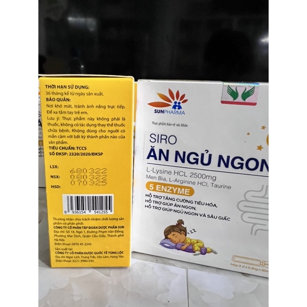 Ăn ngủ ngon HELLI - Siro ăn ngủ ngon dạng ống