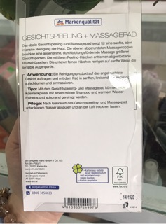 Miếng rửa mặt silicon của EBELIN
